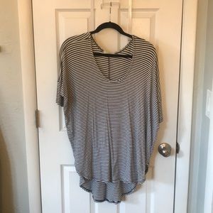 Short Sleeved Stripe Shirt